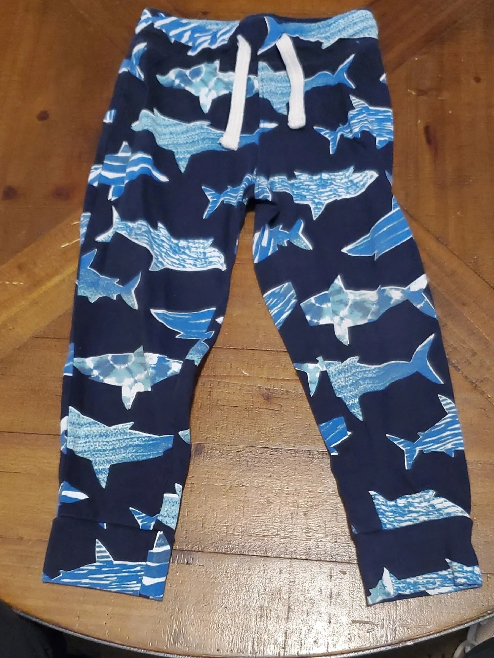 Old Navy Navy Blue Shark Print Jogger Sweatpants